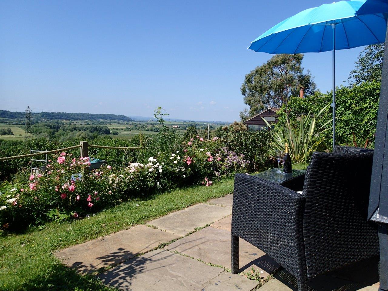 Rose Lodge Patio Seating With Stunning Views